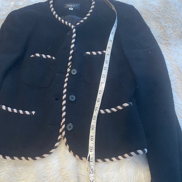 Chic Black Jacket ABS 8 Blazer Coat - Picture 6 of 10